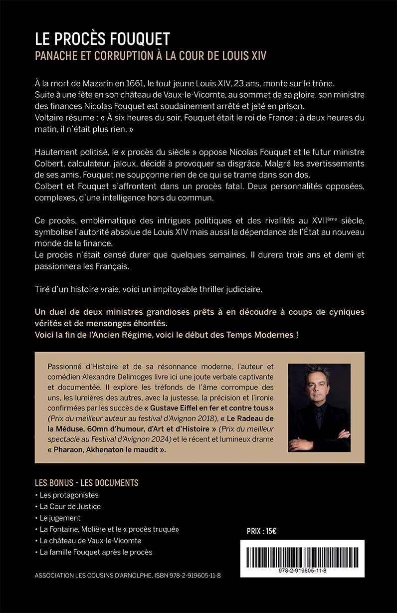 verso de la couverture du livre AKHENATON le silence des grenouilles PHARAON Akhenaton le maudit